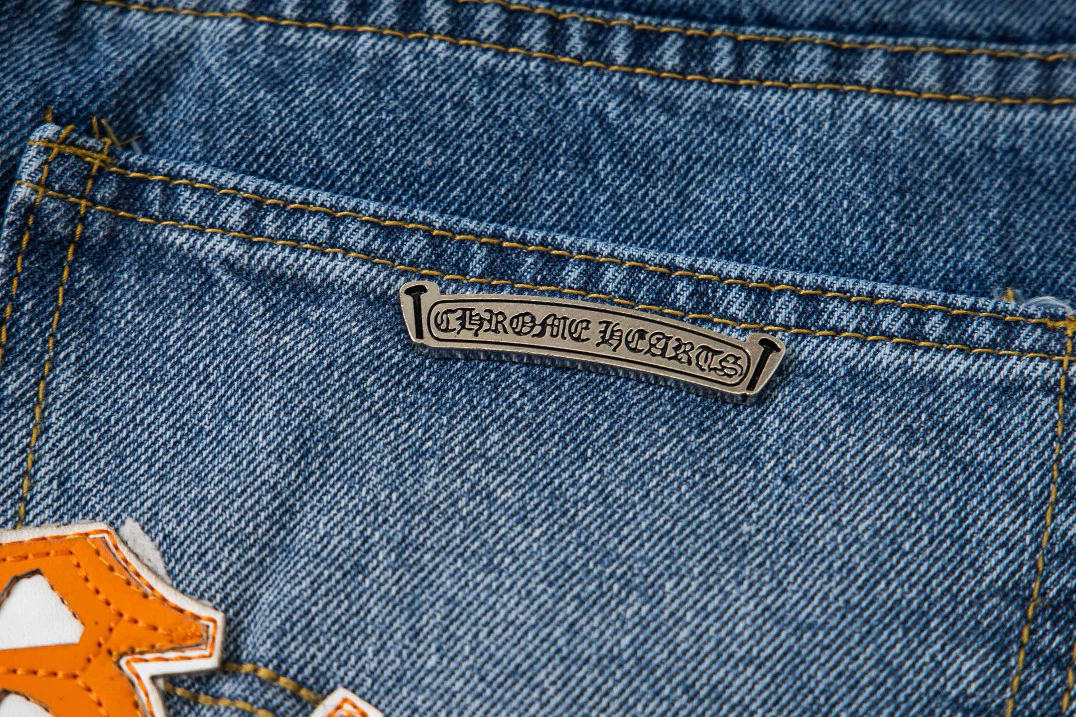 Chrome Hearts Light Blue ch ， ！！ Premium ， ， ， zp ， Breathable ， ， ， ！ up！ ： # ：Blue Size：28 30 32 34